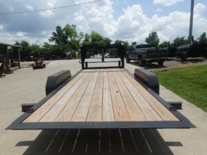 7×20 Gooseneck Tilt Car Hauler Trailer (2) 7K Drop Axles with Brakes 14K GVWR - Image 5