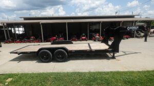 7×20 Gooseneck Tilt Car Hauler Trailer (2) 7K Drop Axles with Brakes 14K GVWR - Image 7