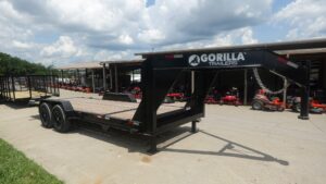 7×20 Gooseneck Tilt Car Hauler Trailer (2) 7K Drop Axles with Brakes 14K GVWR - Image 8