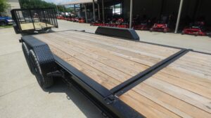 7×20 Gooseneck Tilt Car Hauler Trailer (2) 7K Drop Axles with Brakes 14K GVWR - Image 14