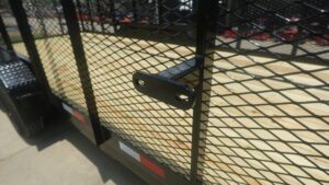 7×20 Heavy Duty Straight Deck Utility Trailer 4ft Mesh Sides (2) 5,200lb Axles - Image 13