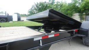 7×20 Gooseneck Tilt Car Hauler Trailer (2) 7K Drop Axles with Brakes 14K GVWR - Image 13