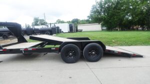 7×20 Gooseneck Tilt Car Hauler Trailer (2) 7K Drop Axles with Brakes 14K GVWR - Image 11