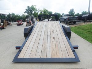7×20 Gooseneck Tilt Car Hauler Trailer (2) 7K Drop Axles with Brakes 14K GVWR - Image 12