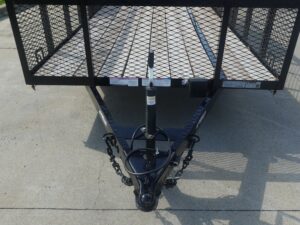 6.4×18 Utility Trailer with 2FT Mesh Sides & Gate (2) 3,500LB Axles GVWR 7K - Image 12