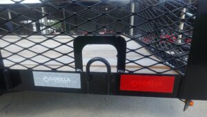 6.4×18 Utility Trailer with 2FT Mesh Sides & Gate (2) 3,500LB Axles GVWR 7K - Image 18