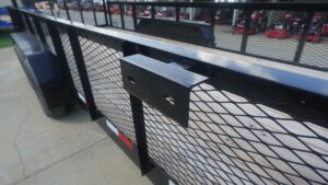 6.4×18 Utility Trailer with 2FT Mesh Sides & Gate (2) 3,500LB Axles GVWR 7K - Image 17