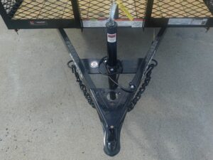 5×8 Straight Deck Utility Trailer with 4ft Mesh Side 3500lb Axle - Image 12