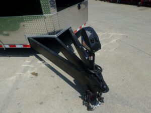 8.5×30 Black Enclosed 2-5200lb Axles 9′ Interior Height with Winch - Image 17