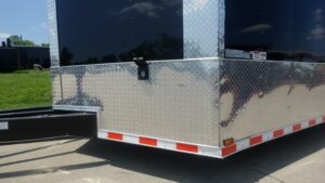 8.5×30 Black Enclosed 2-5200lb Axles 9′ Interior Height with Winch - Image 16