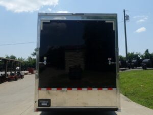 8.5×30 Black Enclosed 2-5200lb Axles 9′ Interior Height with Winch - Image 8