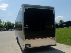 8.5×30 Black Enclosed 2-5200lb Axles 9′ Interior Height with Winch - Image 6