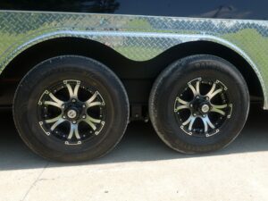 8.5×30 Black Enclosed 2-5200lb Axles 9′ Interior Height with Winch - Image 22