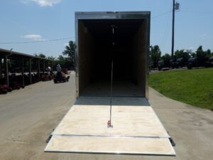 8.5×30 Black Enclosed 2-5200lb Axles 9′ Interior Height with Winch - Image 10