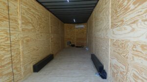 8.5×30 Black Enclosed 2-5200lb Axles 9′ Interior Height with Winch - Image 25