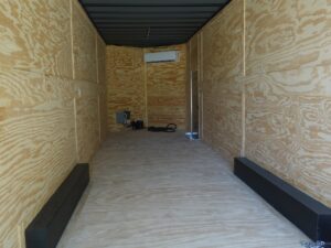 8.5×30 Black Enclosed 2-5200lb Axles 9′ Interior Height with Winch - Image 35