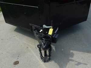 8.5×24 V-Nose Enclosed Trailer (2) 7000LB Axles with Wench Lift 14K GVWR - Image 17