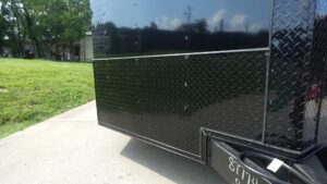 8.5×24 V-Nose Enclosed Trailer (2) 7000LB Axles with Wench Lift 14K GVWR - Image 15