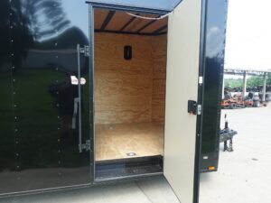 8.5×24 V-Nose Enclosed Trailer (2) 7000LB Axles with Wench Lift 14K GVWR - Image 14