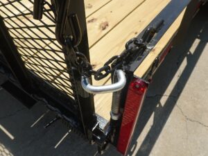 7×20 Powder Coated Straight Deck Utility Trailer with Side Gate (2) 3,500lb Axles - Image 18