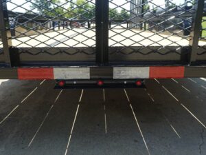 7×20 Powder Coated Straight Deck Utility Trailer with Side Gate (2) 3,500lb Axles - Image 21