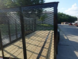 6.4×18 Debris / Junk Utility Trailer 4ft Mesh Sides (2) 3500lb Axles 7K GVWR - Image 13