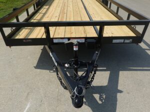 7×20 Heavy Duty Straight Deck Utility Trailer (2) 5,200lb Axles with Brakes 10K GVWR - Image 14