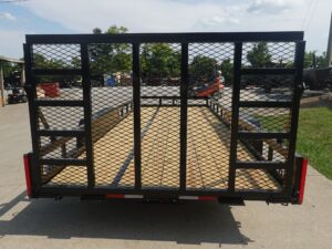 7×20 Heavy Duty Straight Deck Utility Trailer (2) 5,200lb Axles with Brakes 10K GVWR - Image 8