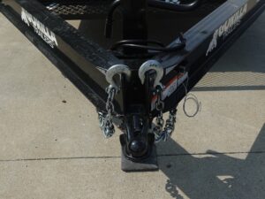 7×20 Equipment Trailer Dovetail (2) 7,000LB Axles with King Kong Ramps - Image 11
