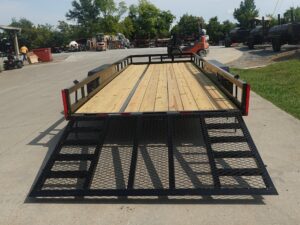7×20 Heavy Duty Straight Deck Utility Trailer (2) 5,200lb Axles with Brakes 10K GVWR - Image 12