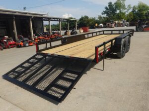 7×20 Heavy Duty Straight Deck Utility Trailer (2) 5,200lb Axles with Brakes 10K GVWR - Image 13