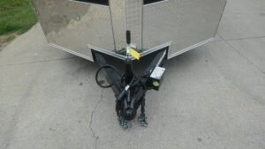 7×16 Black Hybrid Enclosed Trailer (2) 7000LB Axles Storage 14 Ply Tires - Image 9