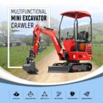 Mini Excavator with Hydraulic Thumb & Side Swing Boom – 13.5hp B&S Engine | HUAYEE HY14C - Image 6