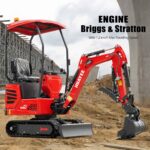 Mini Excavator with Hydraulic Thumb & Side Swing Boom – 13.5hp B&S Engine | HUAYEE HY14C - Image 7