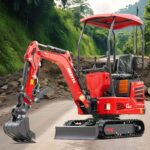 Mini Excavator with Hydraulic Thumb & Side Swing Boom – 13.5hp B&S Engine | HUAYEE HY14C - Image 12