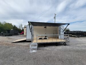 8.5′ X 24′ White Custom Stage Trailer Showcase Event Marketing - Image 16