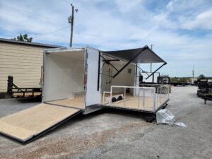 8.5′ X 24′ White Custom Stage Trailer Showcase Event Marketing - Image 17