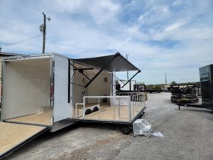 8.5′ X 24′ White Custom Stage Trailer Showcase Event Marketing - Image 18