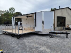 8.5′ X 24′ White Custom Stage Trailer Showcase Event Marketing - Image 24