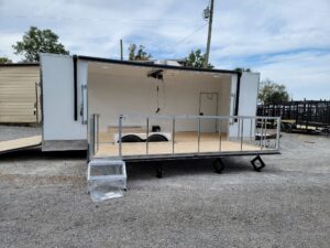 8.5′ X 24′ White Custom Stage Trailer Showcase Event Marketing - Image 26