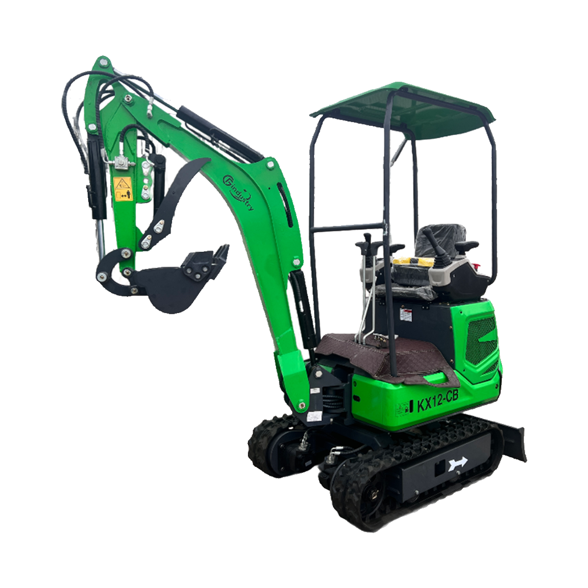 1 Ton, B&S Engine Mini Excavator w/ Hydraulic Thumb & Swing Boom | KX12-CB 1 Ton, B&S Engine Mini Excavator w/ Hydraulic Thumb & Swing Boom | KX12-CB - Image 1