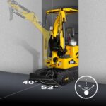 MechMaxx Mini Compact Excavator with Kubota D722 Engine, 65.7″ Max Digging Depth, 2700 lb Operating Weight, Model MEC12 - Image 32