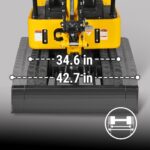 MechMaxx Mini Compact Excavator with Kubota D722 Engine, 65.7″ Max Digging Depth, 2700 lb Operating Weight, Model MEC12 - Image 26