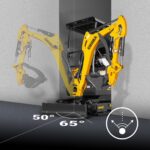 MechMaxx Mini Compact Excavator with Kubota D902 Engine, 89″ Max Digging Depth, 4145 lb Operating Weight, Model MEC17 - Image 6