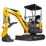 MechMaxx Mini Compact Excavator with Kubota D902 Engine, 89″ Max Digging Depth, 4145 lb Operating Weight, Model MEC17