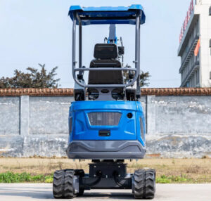 TYPHON TERROR XIX STORM Mini Excavator – 4000lbs Trench Digger with Boom Swing, Canopy, Retractable Tracks - Image 2