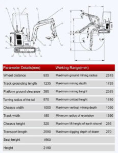 TYPHON TERROR XV STORM Mini Excavator – 1.05 Ton Trench Digger 13.5hp B&S EPA Engine USA - Image 7
