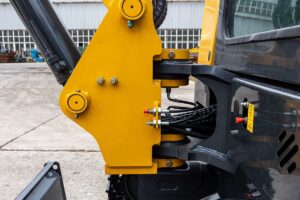 TYPHON NAGA 4.0 Mini Excavator w 4 Ton 24.4hp Yanmar Diesel Engine Metal Track ISO SAE control switch, AC Heater Cabin, 2 Travel Speed - Image 8