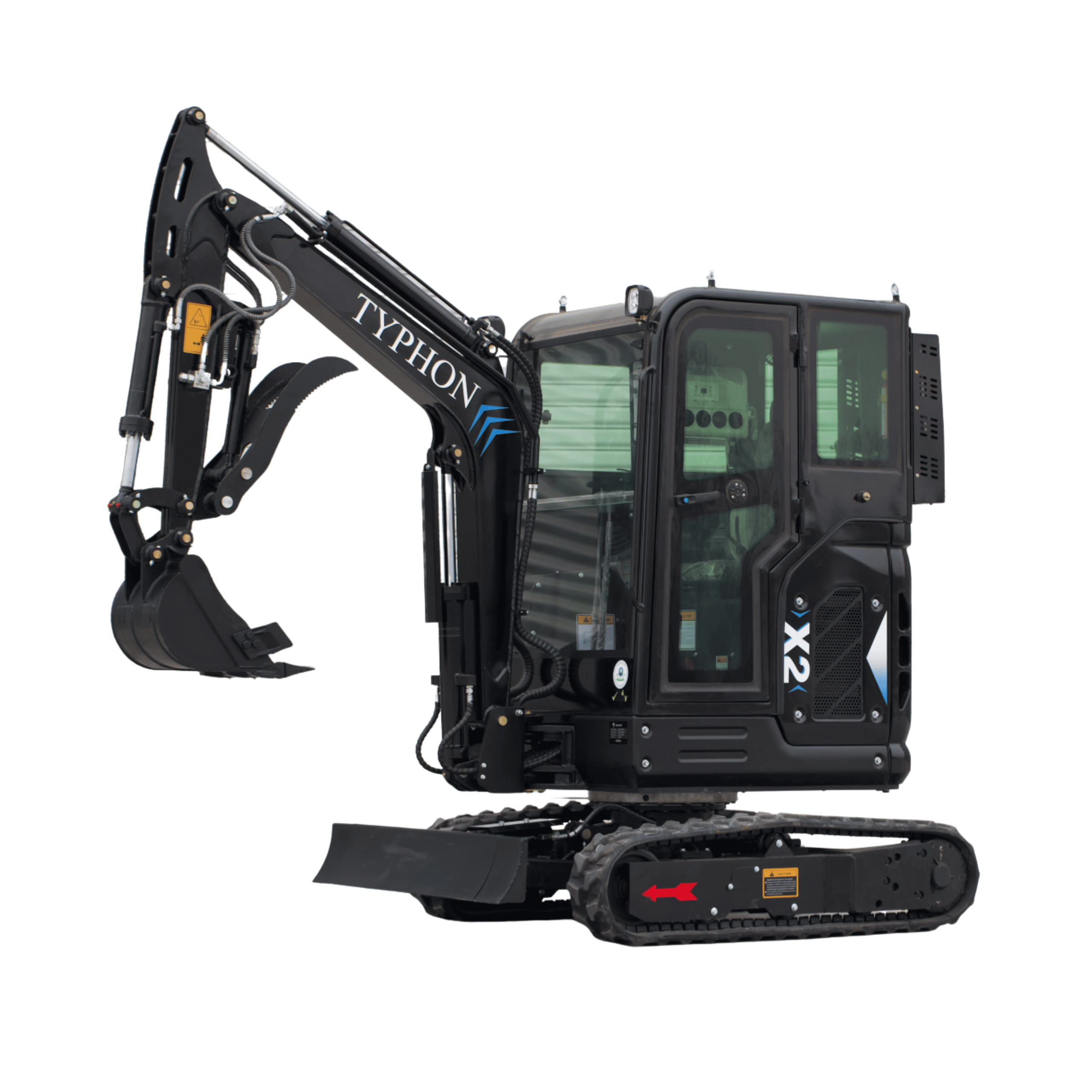 TYPHON TERROR X2 MAX 2.7 Ton Mini Excavator Powerful, Yanmar Engine, Cabin with A/C & Heater, Pilot Control, Boom Swing TYPHON TERROR X2 MAX 2.7 Ton Mini Excavator Powerful, Yanmar Engine, Cabin with A/C & Heater, Pilot Control, Boom Swing - Image 1