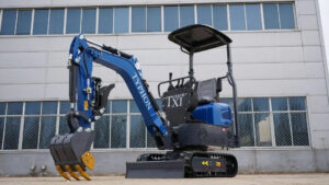 TYPHON TERROR XI STORM Mini Excavator – 1.1 Ton Trench Digger with Boom Swing, Hydraulic Thumb Clip, Bucket USA - Image 6